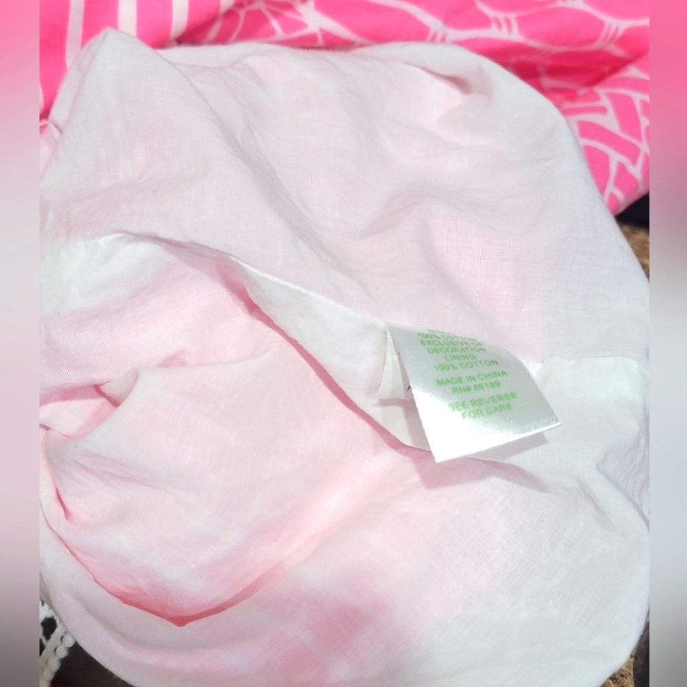 Lilly Pulitzer Chapman Tunic Pink & White Floral Lace Dress Women's Size Small - Picture 10 of 15
